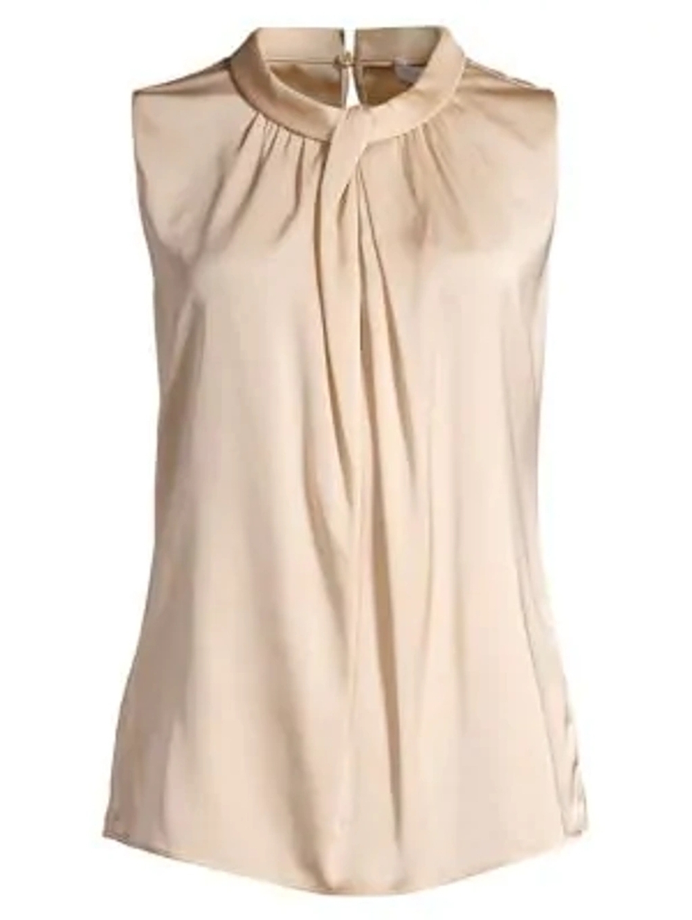 Hugo Boss Iyabo Crepe De Chine Stretch-silk Knotted Sleeveless , 10